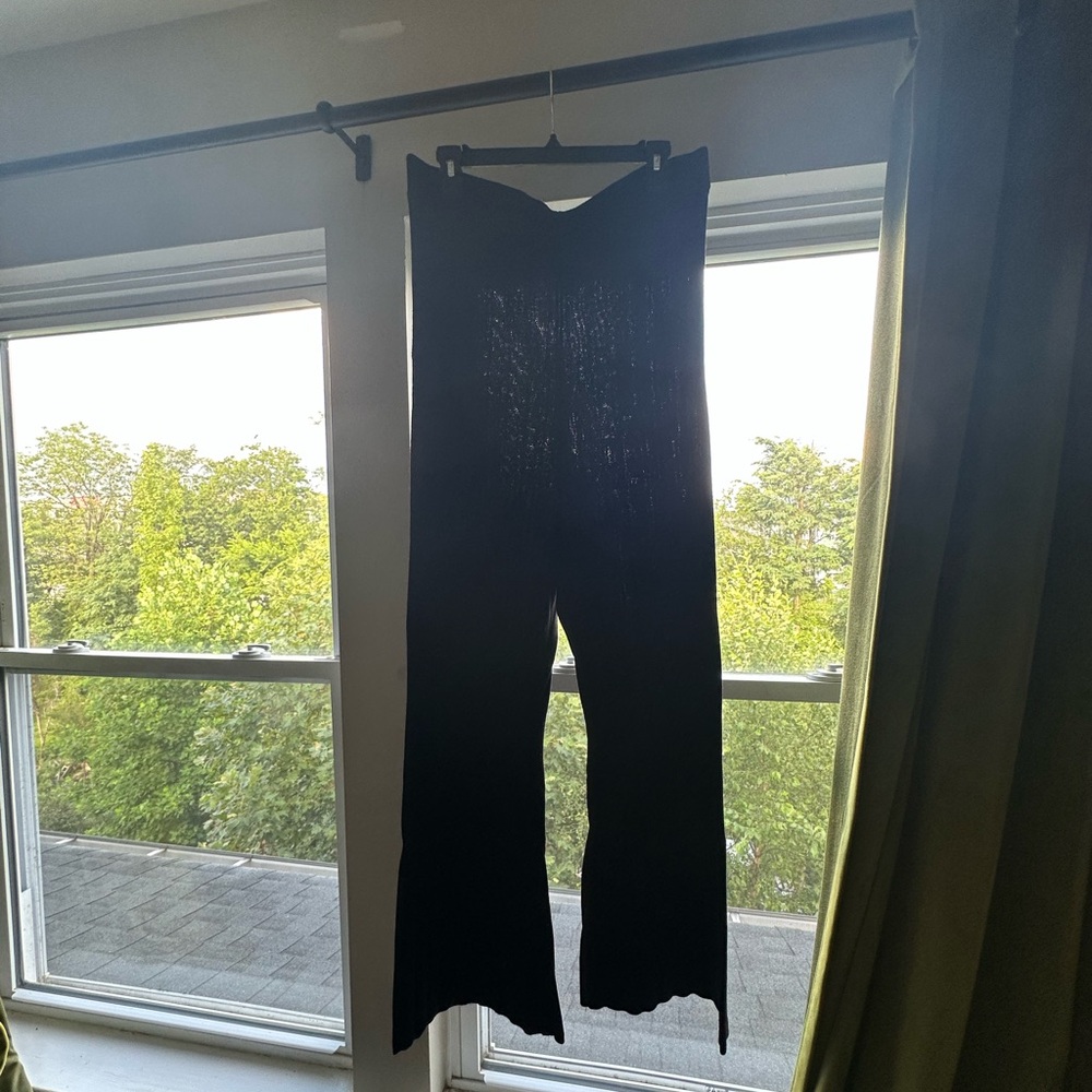 H&M Black Wide Leg Pants
